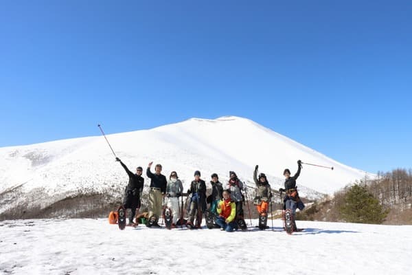 導遊同行，可安心出遊！淺間山麓雪山健行！輕井澤私人雪地健行之旅