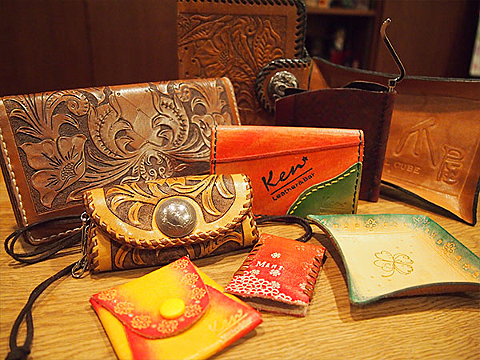 Leather&Bar Ken 收納小包皮革手工藝體驗 - 函館