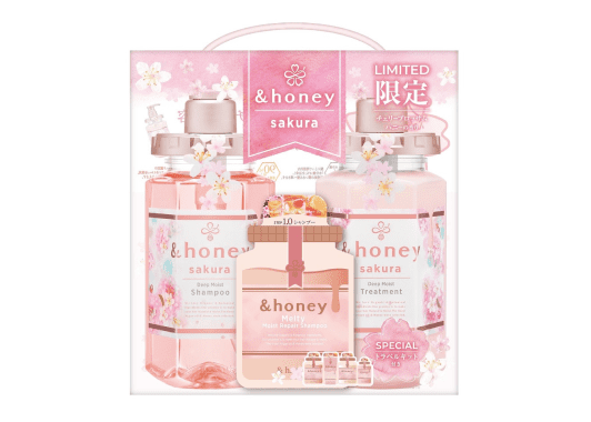 &honey  櫻花 深層保溼洗潤美髮組