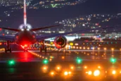 關西機場深夜抵達班機